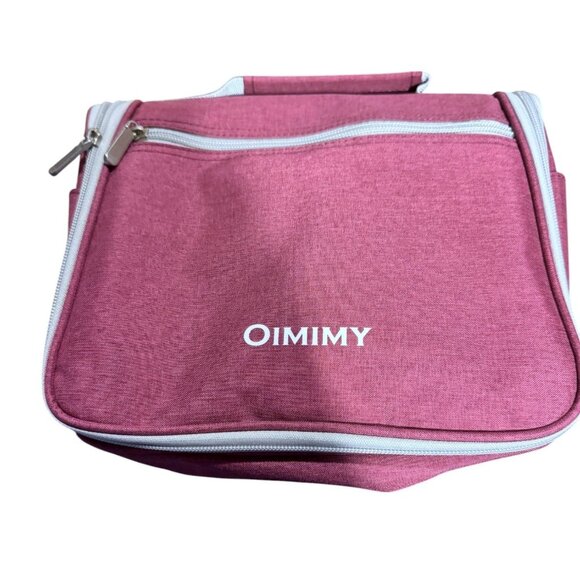 Oimimy Travel Makeup Bag Multiple Pockets & Hanging Hook 10" L x 4" W x 9" H - Picture 1 of 12